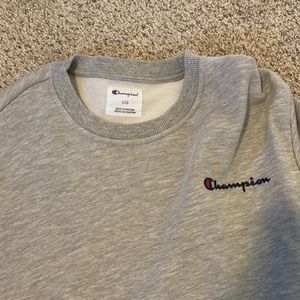 Champion grey sweat shirt